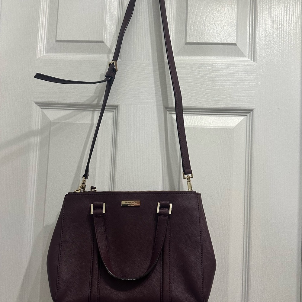 Elegant Kate Spade Burgundy Handbag